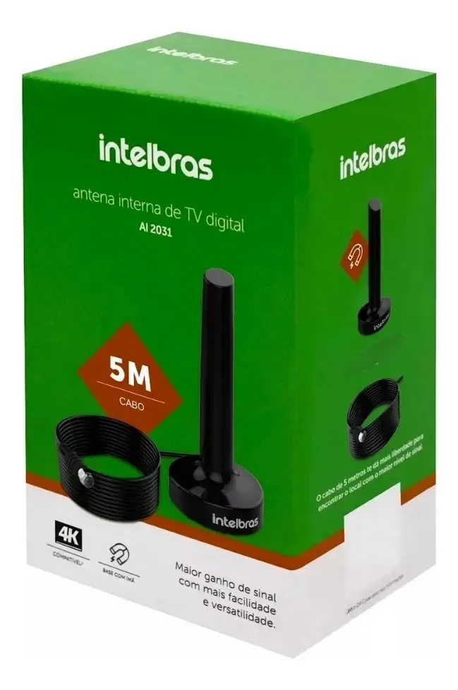 Antena Intelbras AI2031 Digital Interna 4K Vale a Pena? 2026